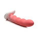 Simply Sweet Wavy 8 In. Silicone Dildo Pink/white - SexToy.com