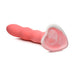 Simply Sweet Wavy 8 In. Silicone Dildo Pink/white - SexToy.com