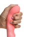 Simply Sweet Wavy 8 In. Silicone Dildo Pink/white - SexToy.com