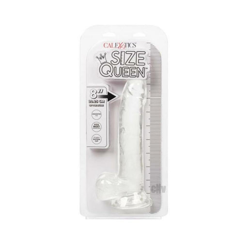 Size Queen 8" Dildo - Clear - SexToy.com