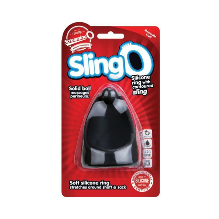 Slingo Silicone Cock Ring 6 Piece Black Box - SexToy.com