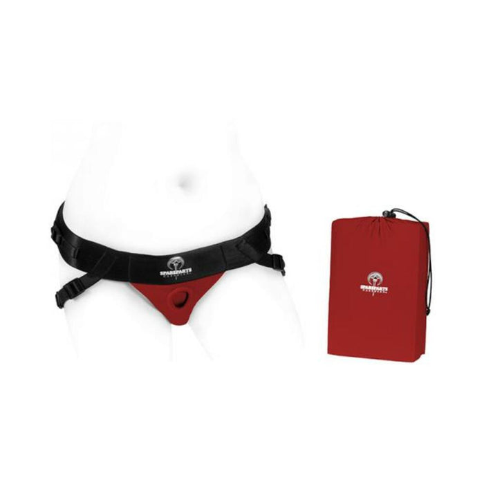 Spareparts Joque Double Strap Harness Red Size A | SexToy.com