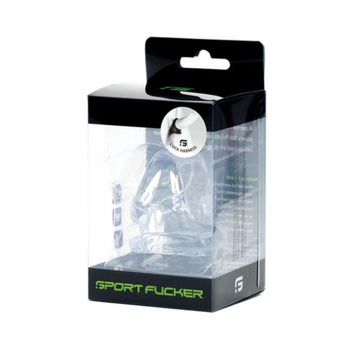 Sport Fucker Cock Harness - Clear - SexToy.com