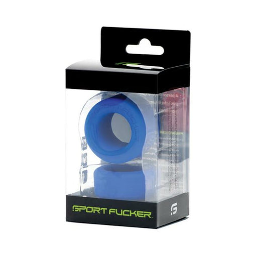 Sport Fucker Nutt Job Ring - Blue - SexToy.com