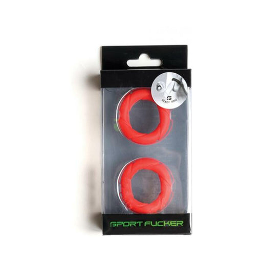 Sport Fucker Ready Rings - Red - SexToy.com