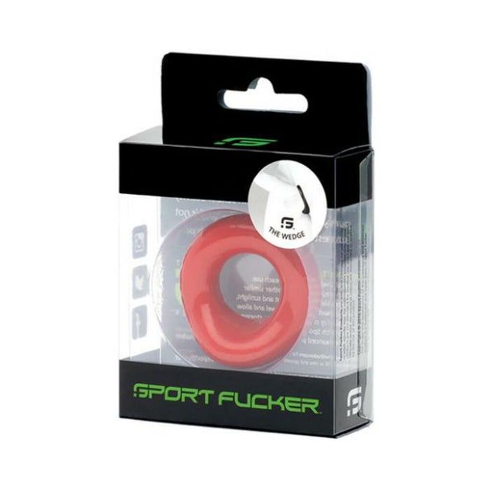 Sport Fucker Silicone The Wedge - Red - SexToy.com