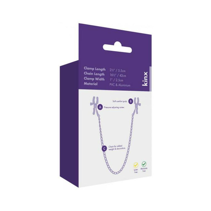 Squeeze N Please Nipple Clamps Chain Kinx - SexToy.com