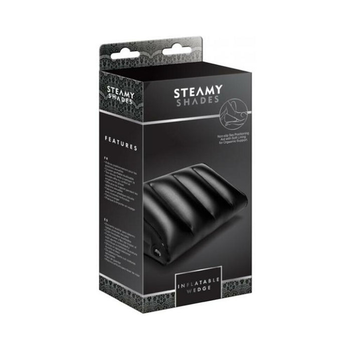 Steamy Shades Inflatable Wedge Black - SexToy.com