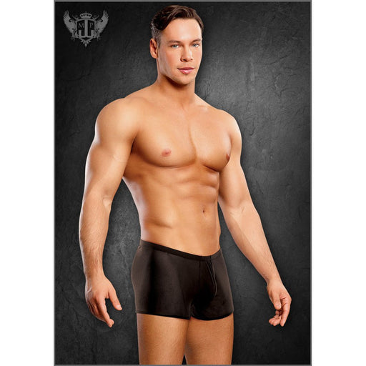 Stretch Mesh Pouch Short Black 3X - SexToy.com