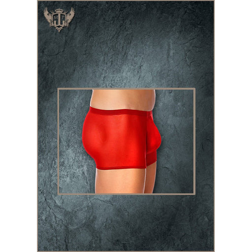 Stretch Mesh Pouch Short Red 1X - SexToy.com