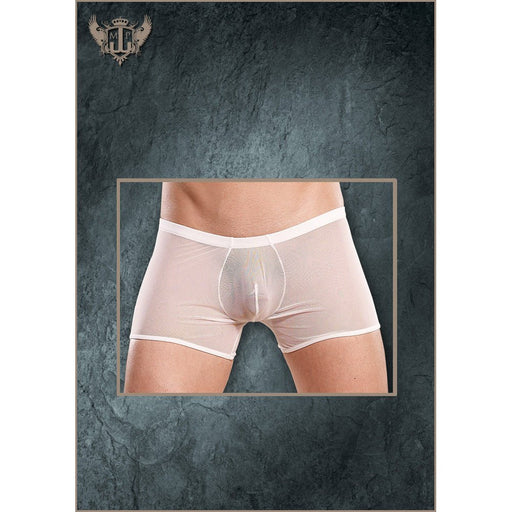 Stretch Mesh Pouch Short White S/M - SexToy.com