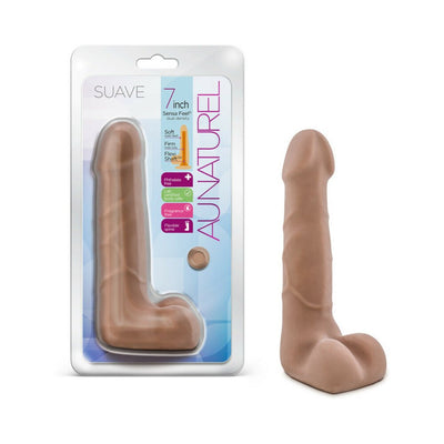 Suave Dual Density Tan Dong 7 inches - SexToy.com