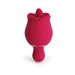 =sylvia Tongue Licking Rose Vibrator - Red - SexToy.com