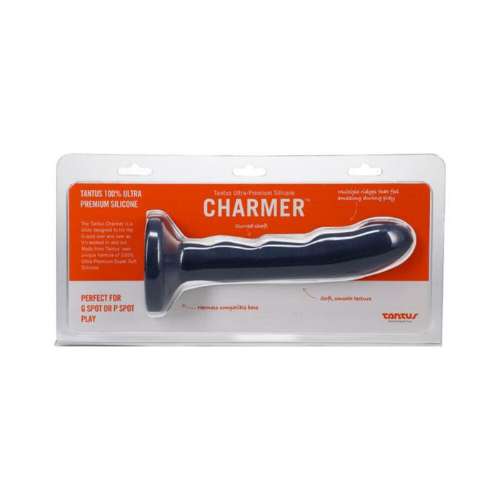 Tantus Charmer 8 In. G-spot Dildo Sapphire | SexToy.com