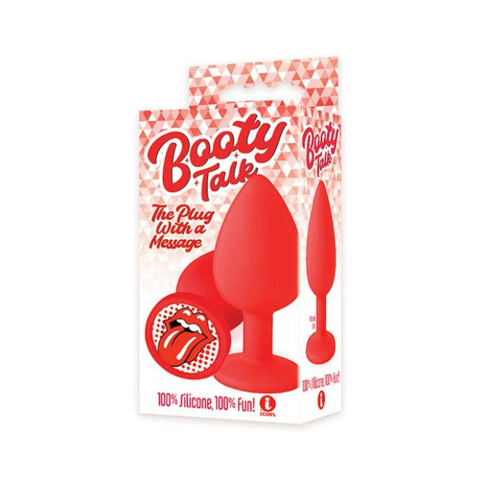 The 9's Booty Calls Tongue Plug - Red - SexToy.com