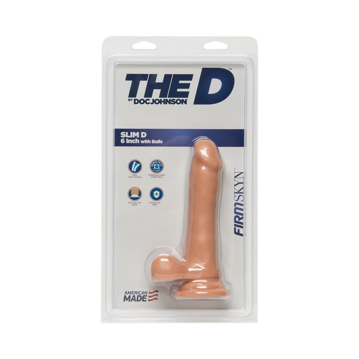 The D Slim 6in FIRMSKYN Vanilla - SexToy.com