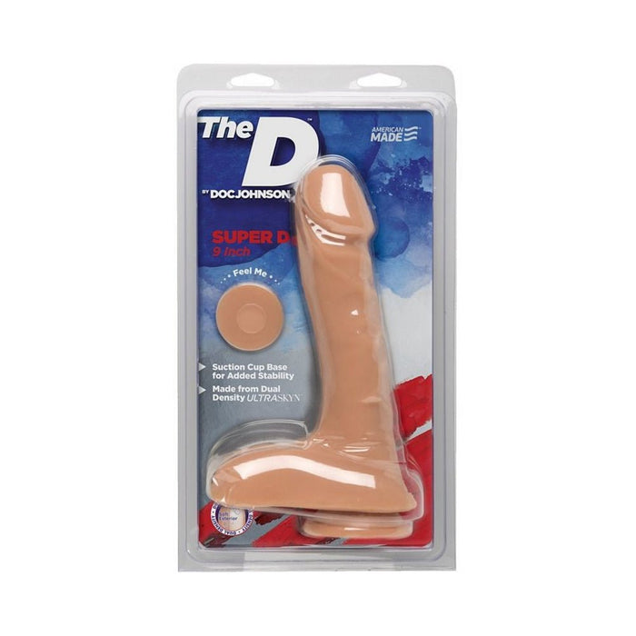 The D The Super D 9 Inch Vanilla | SexToy.com