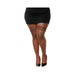 Thigh Highs Fishnet W/ Back Seams Espresso Q/s - SexToy.com