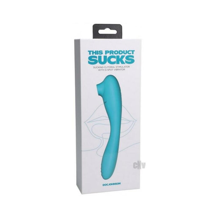 This Product Sucks Rechargeable Bendable Dual Ended Silicone Sucking Clitoral Stimulator & G-spot Vi | SexToy.com