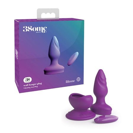 Threesome Wall Banger Plug - Purple - SexToy.com