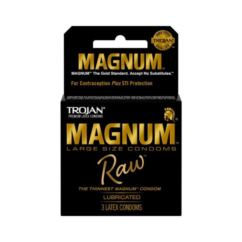 Trojan Magnum Raw 3 Pack — SexToy.com