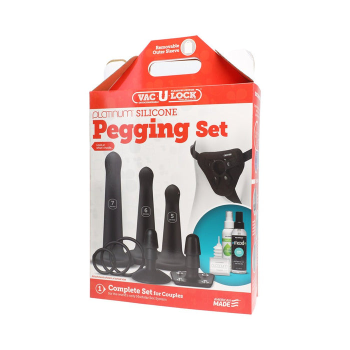 Vac-U-Lock Silicone Pegging Set - SexToy.com