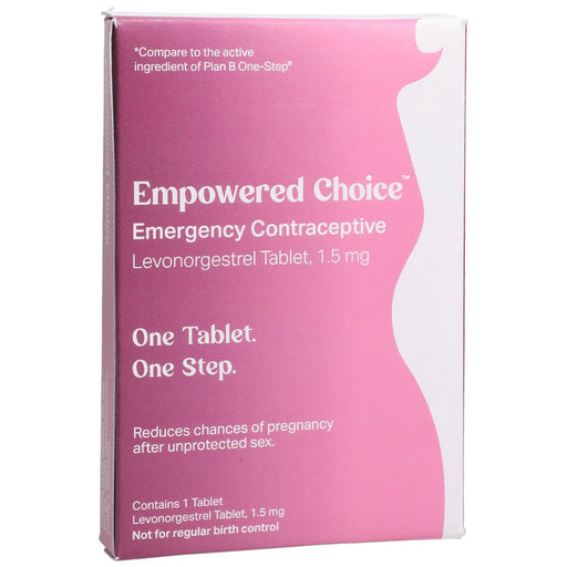 Versea Empowered Choice Emergency Contraception Single Levonorgestrel 1.5 Mg Tablet - SexToy.com