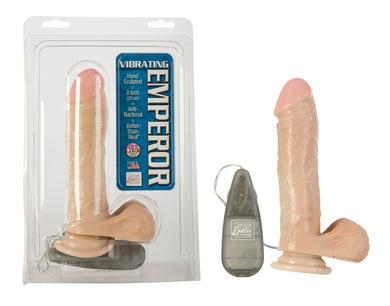 Vibrating Emperor Dildo 8 Inch Ivory | SexToy.com