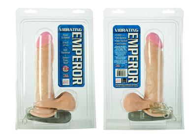 Vibrating Emperor Dildo 8 Inch Ivory | SexToy.com