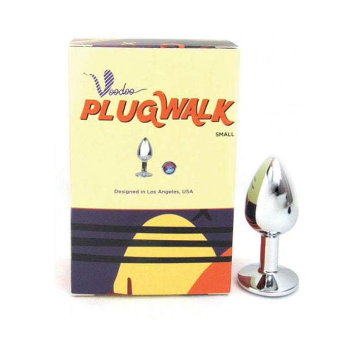 Voodoo Plug Walk Small Stainless Steel - Silver - SexToy.com