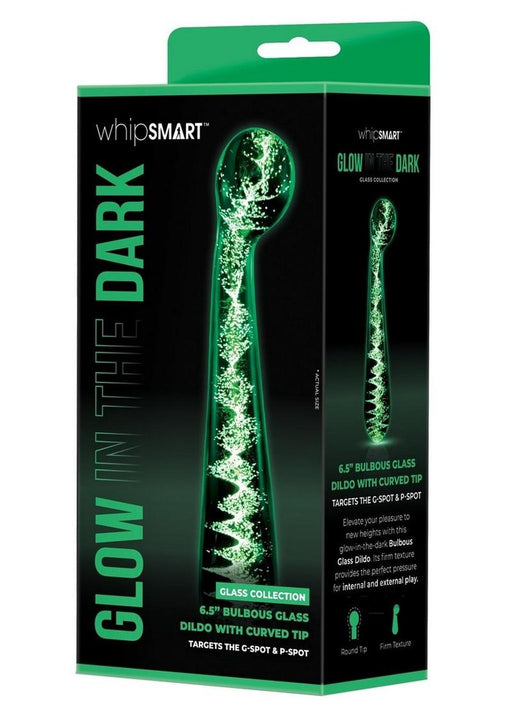 Whipsmart Bulbous Glass Dildo Curved 6.5 - SexToy.com