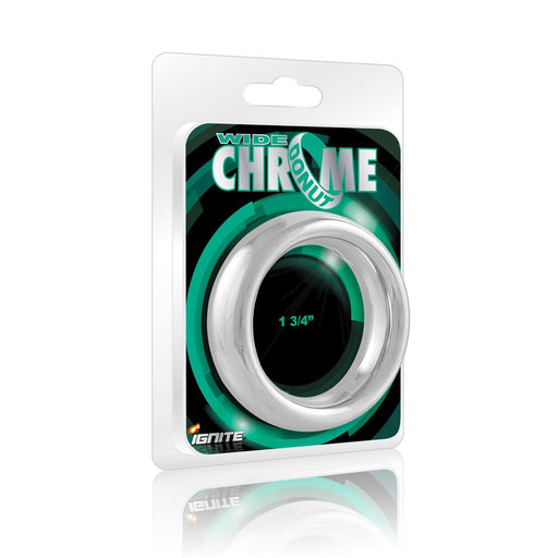 Wide Chrome Donut -1.75 - SexToy.com