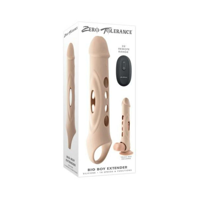 Zero Tolerance Big Boy Extender Rechargeable Extension With Remote Silicone Light - SexToy.com