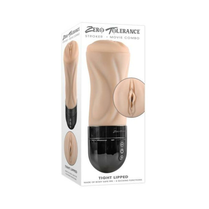 Zero Tolerance Tight Lipped Rechargeable Stroker With Suction Light - SexToy.com