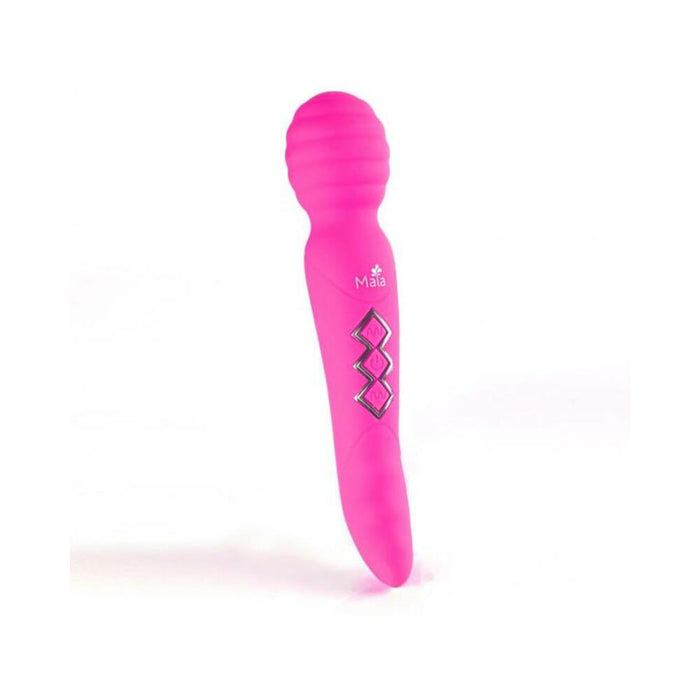 Zoe Rechargeable Dual Vibrating Wand Hot Pink - SexToy.com