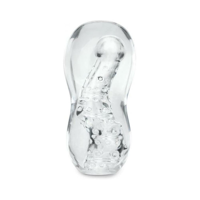 Zolo Gripz Wavy Clear - SexToy.com