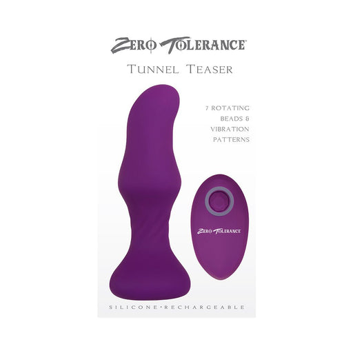 Zt Tunnel Teaser Rechargeable Silicone - Purple | SexToy.com